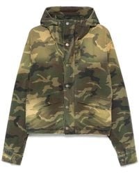 424 - Camouflage-Pattern Cropped Jacket - Lyst