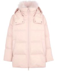Yves Salomon - A-Line Shearling-Trim Jacket - Lyst