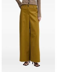 Sisley - Pantalones Anchos Elásticos - Lyst