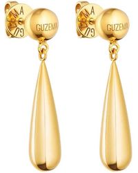 Guzema - Classic Collection Droplet Earrings - Lyst