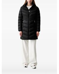 DKNY - Quilted Hooded Jacket - Lyst