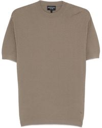 Emporio Armani - Knitted T-Shirt - Lyst