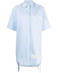 Thom Browne - Hemdkleid mit kurzen Ärmeln - Lyst