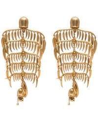 Zimmermann - Leaf Motif Drop Earrings - Lyst