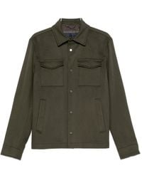 Herno - Button-Up Chest-Pocket Jacket - Lyst
