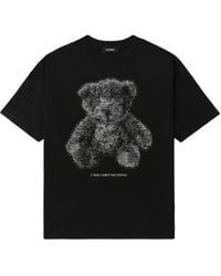 we11done - T-Shirt mit Teddy-Print - Lyst