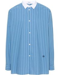 Loewe - Striped Cotton Shirt - Lyst