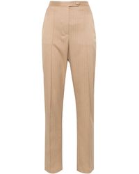 Styland - Pinstriped High-Waist Tailored Trousers - Lyst