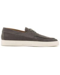 Emporio Armani - Crust Leather Lace-up Shoes - Lyst