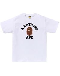 A Bathing Ape - Ape Head Logo-Print T-Shirt - Lyst