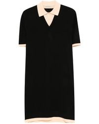 Moncler - Polo-Collar Mini Dress - Lyst