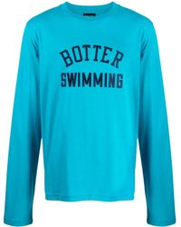 BOTTER - Logo-Embroidered Organic Cotton T-Shirt - Lyst