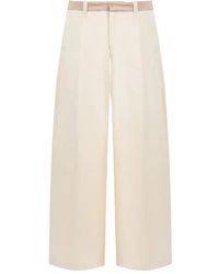 Marni - Pantalon Ceinturé À Patch Logo - Lyst