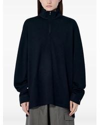 Rier - Top Con Media Cremallera Y Manga Larga - Lyst