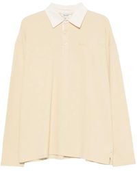 Forét - Match Rugby Contrast-Collar Polo Shirt - Lyst