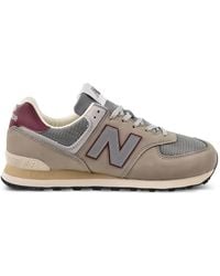 New Balance - Mesh Panelled 574 Sneakers - Lyst
