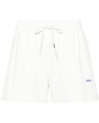 Autry - Jersey-Shorts mit Logo-Patch - Lyst
