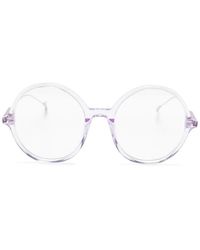 Eyepetizer - Soleil Brille Mit Rundem Gestell - Lyst