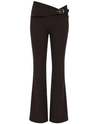 Stolen Stores - Buckled Flared Trousers - Lyst