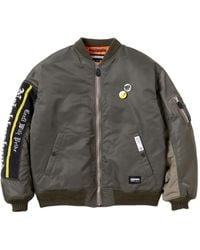 Neighborhood - Embroidered-Patch Bomber Jacket - Lyst