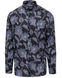 Etro - Flora Roma Overhemd - Lyst