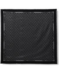 KARL LAGERFELD - Sciarpa Con Frange - Lyst