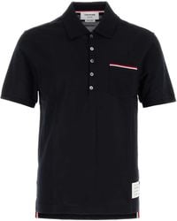 Thom Browne - Rwb Cotton Polo Shirt - Lyst