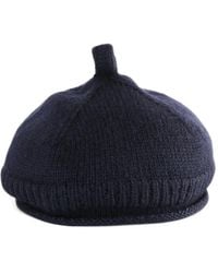 MHL by Margaret Howell - Mhl. Ribbed-Trim Wool Beanie Hat - Lyst