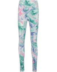 Electric and Rose - Sunset Marbled-pattern leggings - Lyst