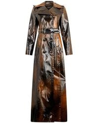 Roberto Cavalli - Trench Coat Used Effect - Lyst