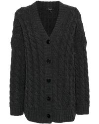 Theory - Cardigan mit Zopfmuster - Lyst