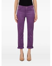 Liu Jo - Cuffed Pocket Trousers - Lyst
