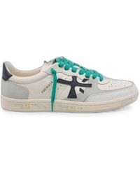 Premiata - Clay Logo-Patch Sneakers - Lyst