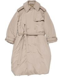 Acne Studios - Technical Belted-Padded Trench Coat - Lyst
