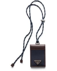 Prada - Triangle-Logo Cardholder - Lyst