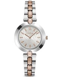 Furla - Logo Links 34Mm Watch - Lyst