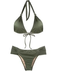 Brigitte Bardot - Knot-Detail Triangle-Cup Bikini - Lyst
