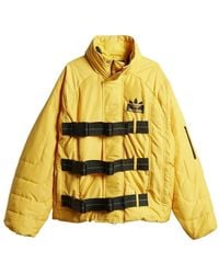 adidas - Quilted Buckle-Strap Jacket - Lyst