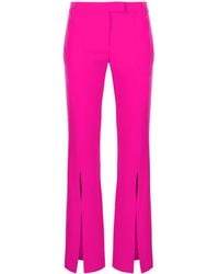 Versace Jeans Couture - Low-Rise Flared Trousers - Lyst