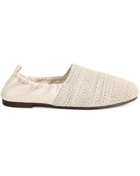 12 STOREEZ - Interwoven Leather Loafers - Lyst