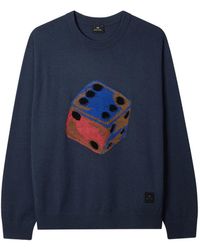 Paul Smith - Pullover mit Würfel-Print - Lyst