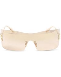 Miu Miu - Logo-Plaque Sunglasses - Lyst