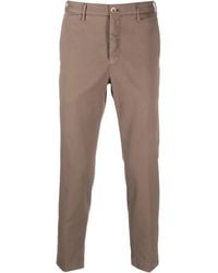 Incotex - Low-Rise Straight-Leg Trousers - Lyst