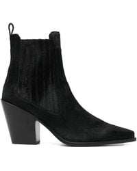 Sartore - Pull-On Block-Heel Boots - Lyst