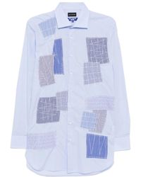 Junya Watanabe - Hemd Im Patchwork-Design - Lyst
