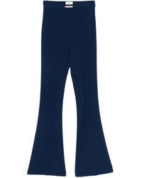 Elisabetta Franchi - Pantalon Droit À Taille Haute - Lyst