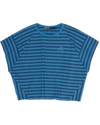Bimba Y Lola - Striped Embroidered T-Shirt - Lyst