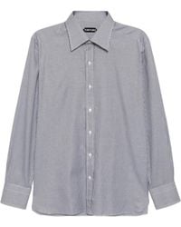 Tom Ford - Plaid Cotton Shirt - Lyst