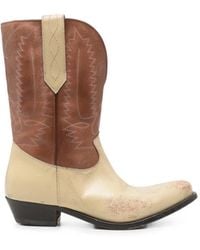 Golden Goose - Bottines Wish Star En Daim À Broderies - Lyst