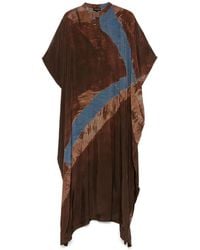 Yavi - Vestido midi con motivo abstracto - Lyst
